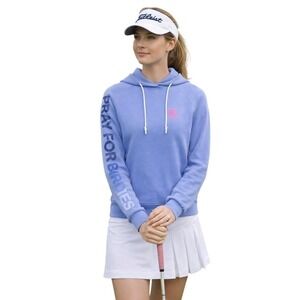 G/FORE Pray For Birdies Golf Hoodie Ombre Performance XS